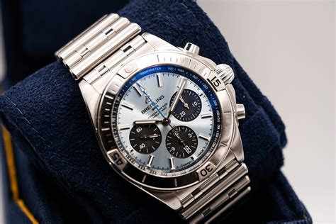 breitling ice blue chronomat for sale|chronomat b01 42 ice blue.